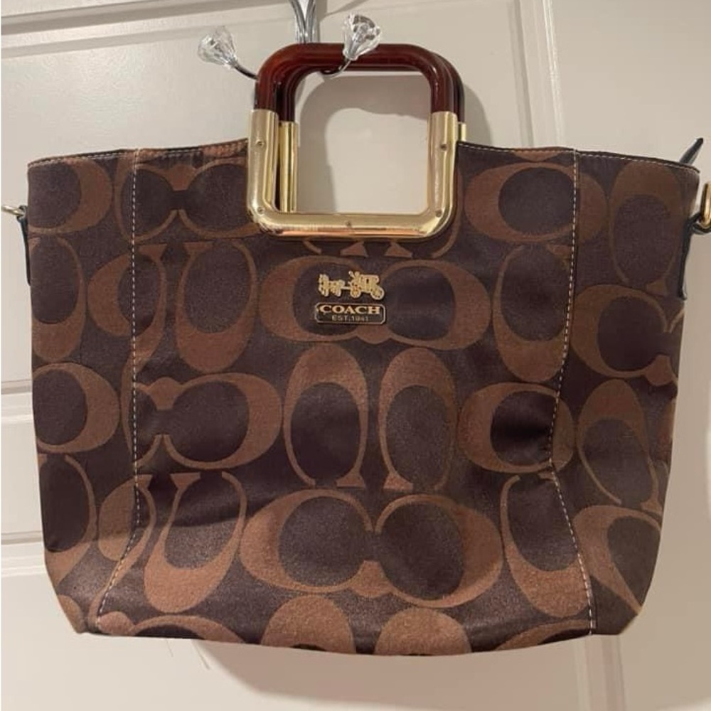 Brown Coach bag
